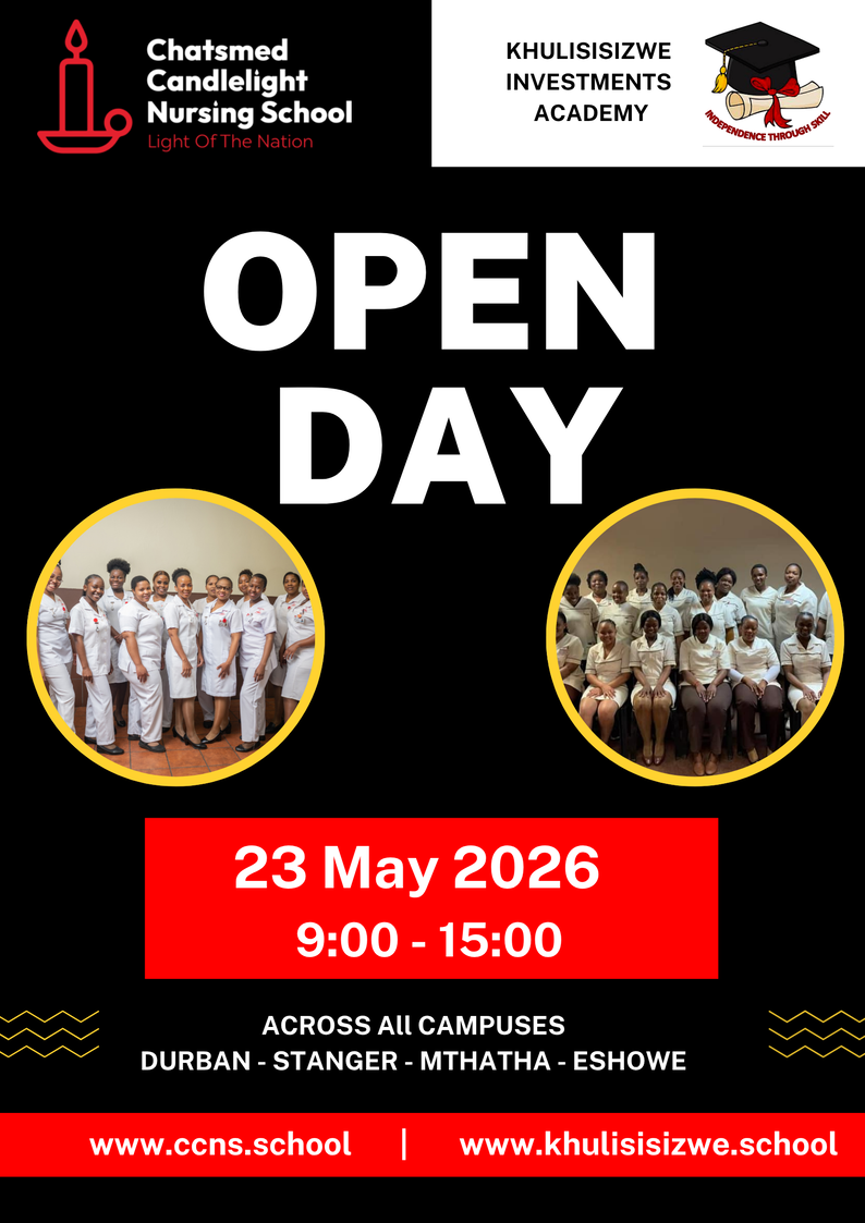 Navy and Purple Geometric Open Admission Poster (1)